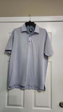 FootJoy ProDry Performance Solid Golf Polo Shirt in Light Purple